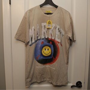 Market Smiley Happiness Within
Tie-Dye T-Shirt 'Lavender' 2022 NWT
